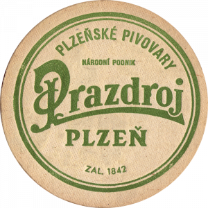 Z historie pivních tácků